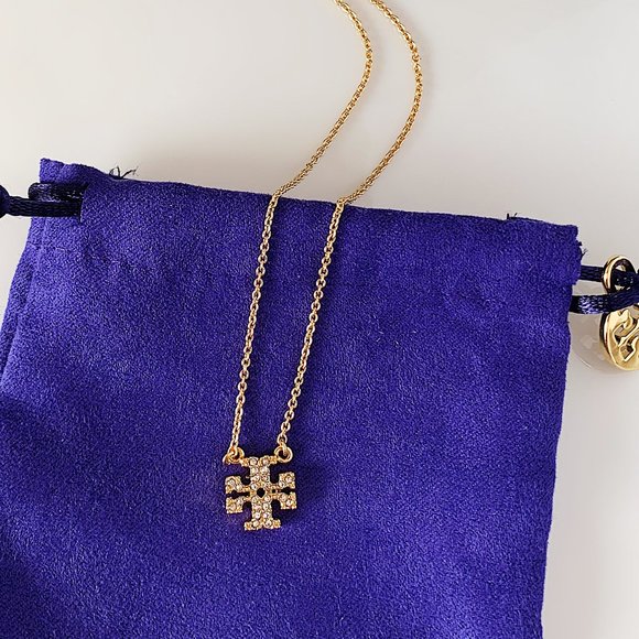 Tory Burch Jewelry - Tory Burch logo gold necklace
